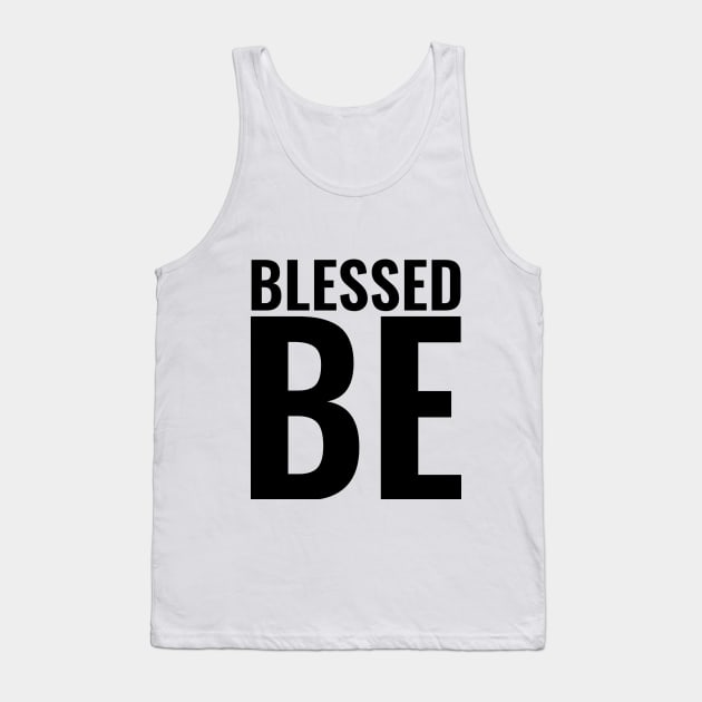 Blessed Be Block Black Tank Top by lilypoo